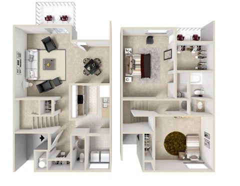 a floor plan of a house